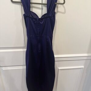 Windsor Deep Purple Satin Mini Dress